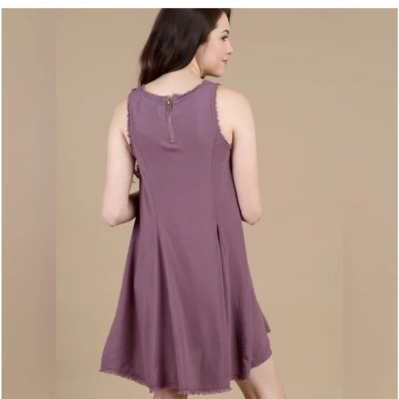 Altar'd State Purple Sleeveless Mini Dress Sz M - Picture 4 of 11